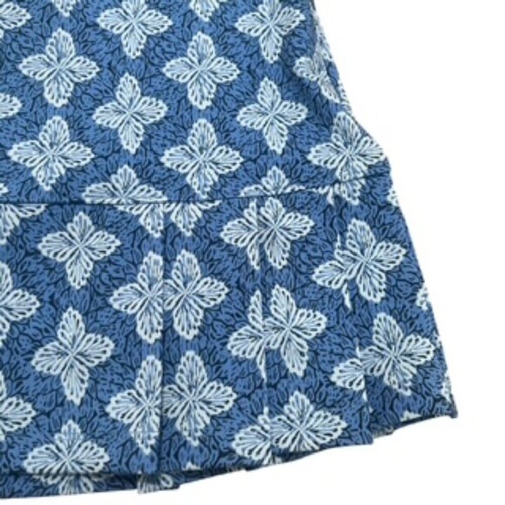 NEW Sigrid Olsen Golf & Tennis Skirt Women’s Sz XL Blue Pleats Skort NWT - Picture 3 of 14